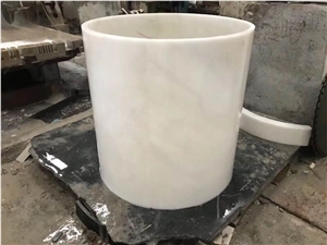 Imperial White Marble Column,White Marble Column for Project
