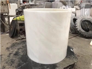Imperial White Marble Column,White Marble Column for Project