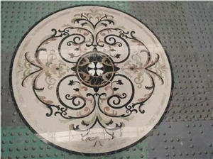 Waterjet Medallions,Round Medallions,Marble Stone Floor Medallions