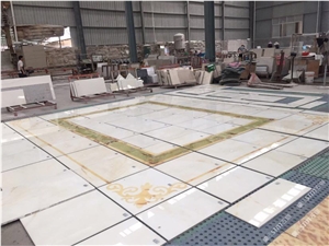 White Iran Onyx Medallions Pattern,Onyx Wall Tiles, Onyx Stone Flooring