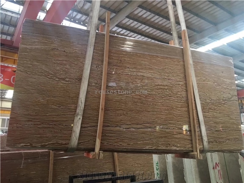 French Golden Travertine Slabs&Tiles for Countertops,Wall and Floor