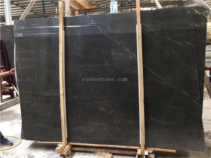 Persian Nero Marquina Marble Slabs&Tiles Polished