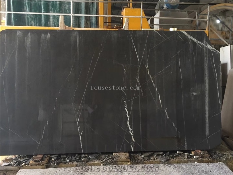 Persian Nero Marquina Marble Slabs&Tiles Polished