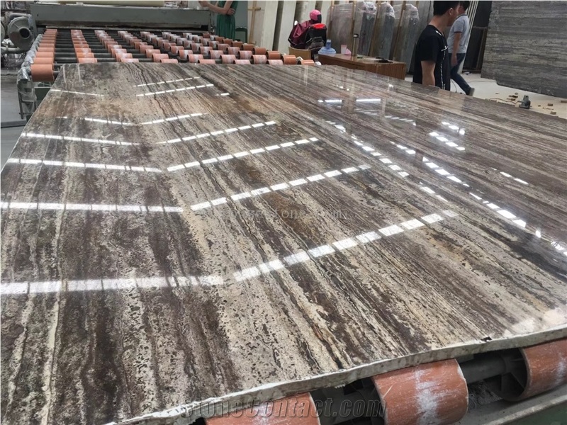 Silver Grey Travertine Slabs&Tiles Polished