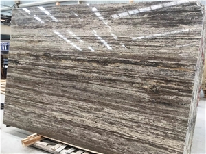 Silver Grey Travertine Slabs&Tiles Polished