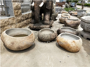 Granite Flower Pots,Flower Vases,Plant Pot Used in Garden