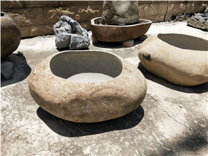 Natural Stone Flower Vase Plant Pots Planters Widely Used in Garden