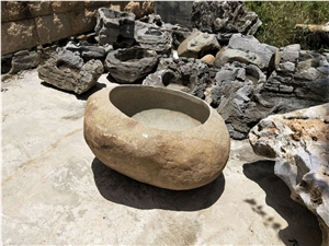 Natural Stone Flower Vase Plant Pots Planters Widely Used in Garden