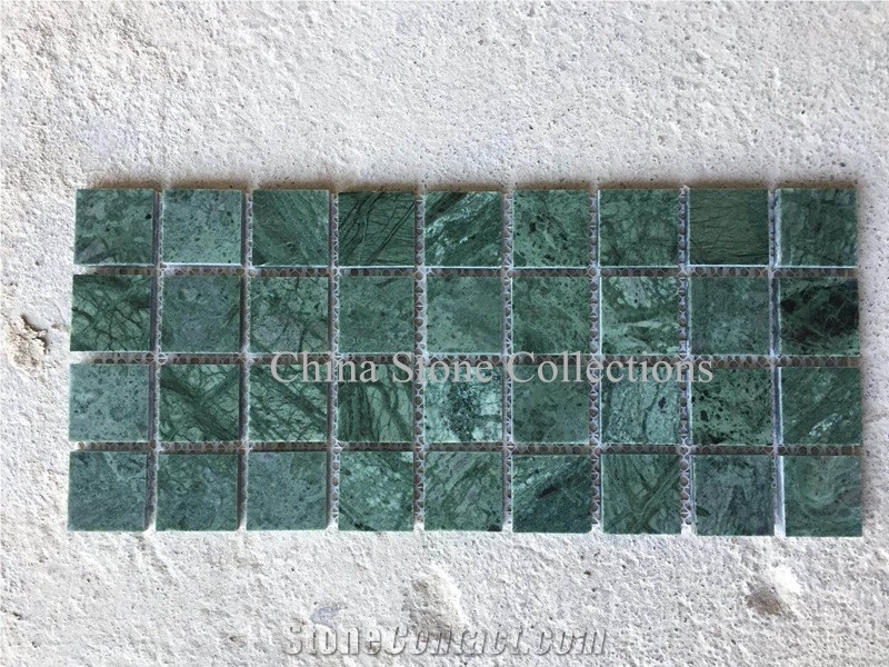 Verde Guatemala Marble India Green Marble Mosaic for Interior
