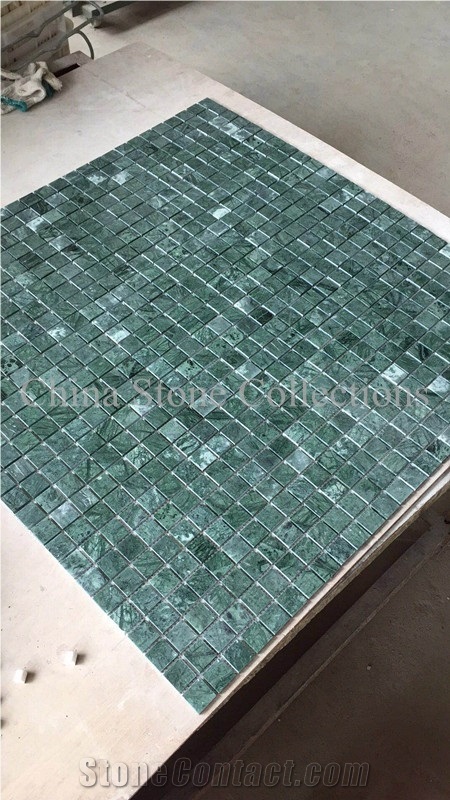 Verde Guatemala Marble India Green Marble Mosaic for Interior