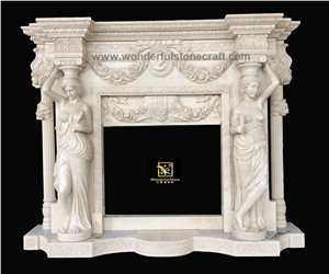 Custom Fireplace Mantel Cream Marfil 180606 Custom Fireplace Mantel Cream Marfil 180606