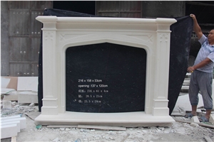 Limestone Fireplace Mantel/Surrounds 0608