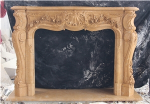 Victoria French Style Mantel Marble Fireplace