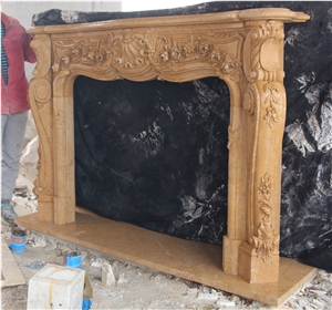 Victoria French Style Mantel Marble Fireplace
