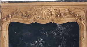 Victoria French Style Mantel Marble Fireplace