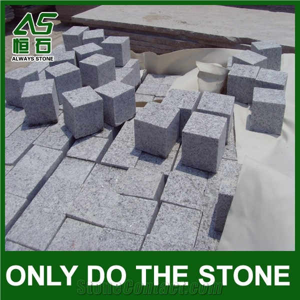 China G603 Grey Granite Cobbles/Cube Paving Stone