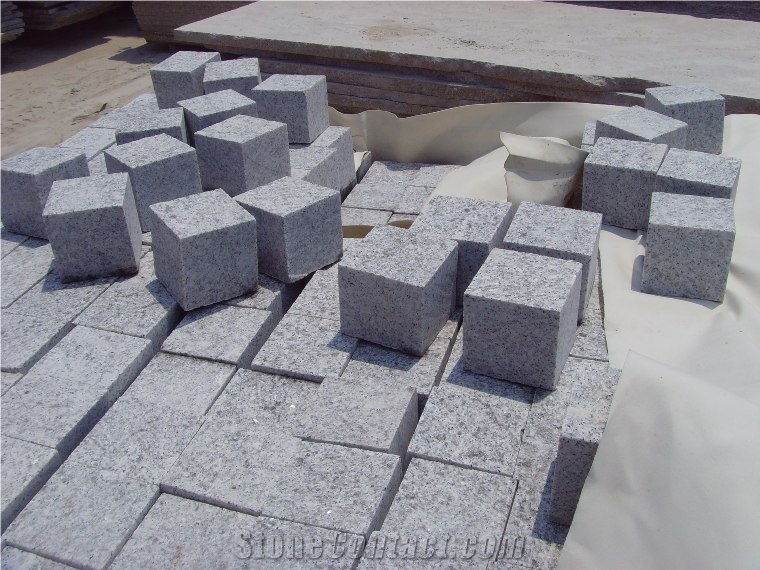 China G603 Light Grey Polished/ Flamed Granite Kerbstones & Curbstone