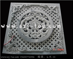Grey Granite Stone Window Reliefs
