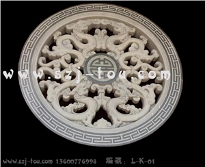 Grey Granite Stone Window Reliefs
