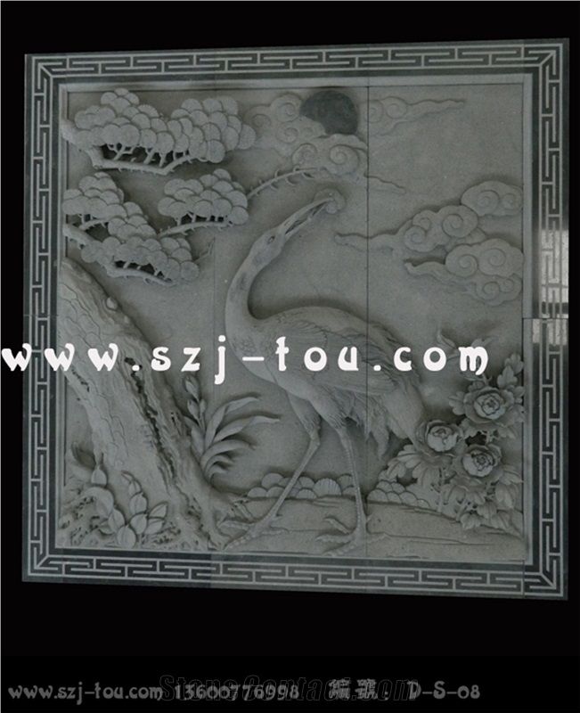 Grey Granite Wall Reliefs