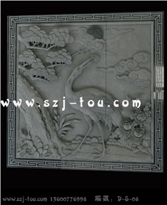 Grey Granite Wall Reliefs