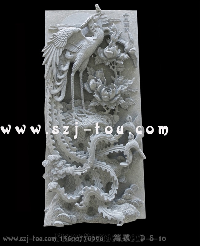 Grey Granite Wall Reliefs