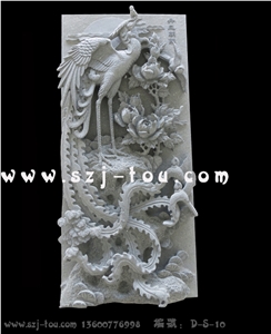 Grey Granite Wall Reliefs