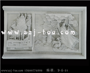 Grey Granite Wall Reliefs