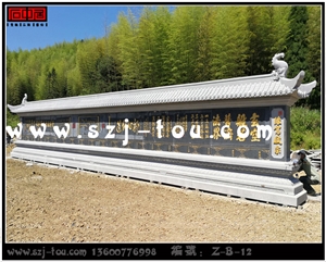 Grey Granite Wall Reliefs