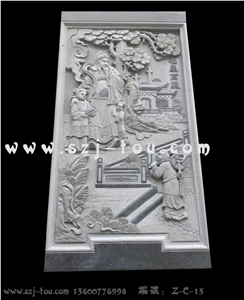 Grey Granite Wall Reliefs