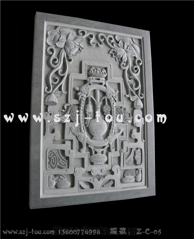 Grey Granite Wall Reliefs
