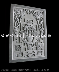 Grey Granite Wall Reliefs