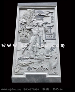 Grey Granite Wall Reliefs
