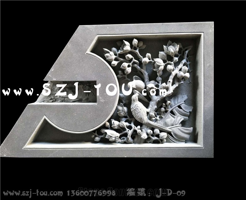 Grey Granite Wall Reliefs
