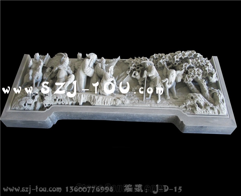 Grey Granite Wall Reliefs