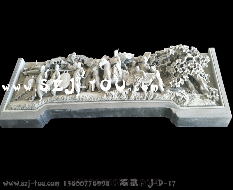 Grey Granite Wall Reliefs