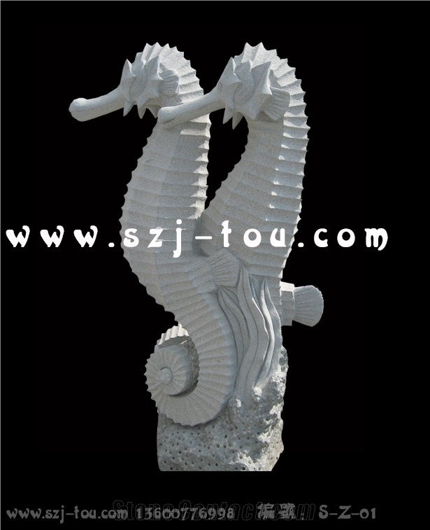 Stone Carved Ocean Creatures