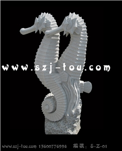 Stone Carved Ocean Creatures