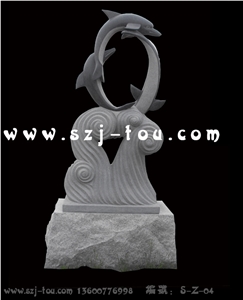Stone Carved Ocean Creatures
