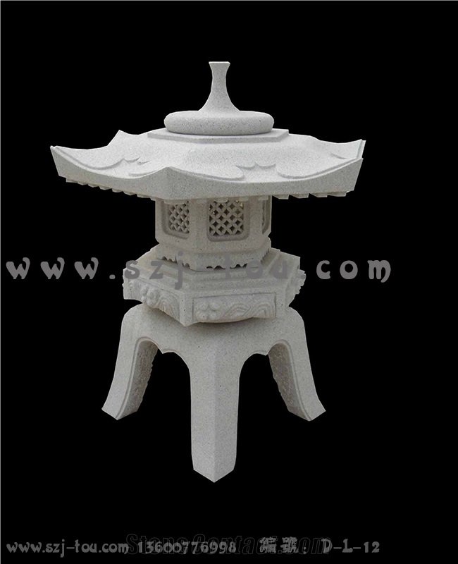 Stone Lanterns, White Granite Lanterns