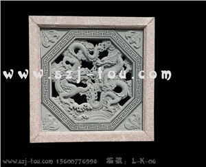 Stone Window Reliefs, Grey Granite Reliefs
