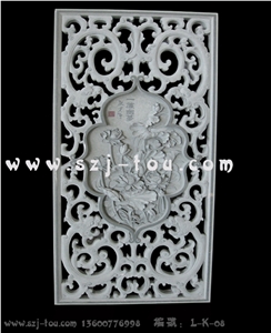 Stone Window Reliefs, Grey Granite Reliefs