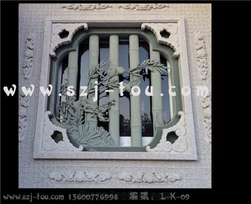Stone Window Reliefs, Grey Granite Reliefs