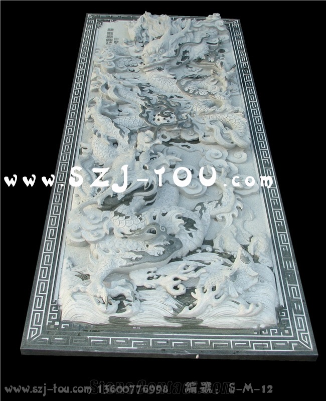 Temple Wall Reliefs, Grey Granite Wall Reliefs