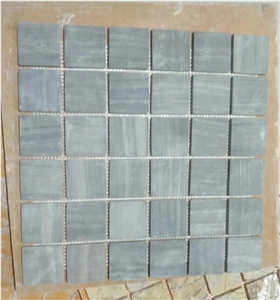 Black Basalt Cubes Cobble Stone Mosaic for Paver