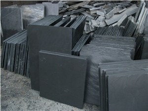 Black Slate Stone Paver Tiles for Floor