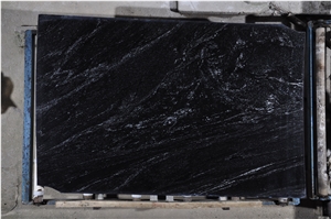 Brazi Black Nevada Via Lactea Preto Nevada Matrix Antique Granite Slab