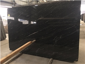 Brazi Black Nevada Via Lactea Preto Nevada Matrix Antique Granite Slab