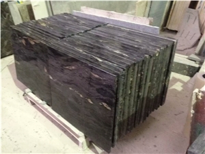 Matrix Titanium Prada Gold Cosmic Cosmos Black Granite Countertops