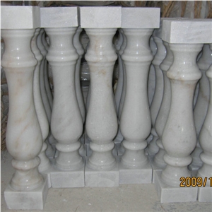 Stone Stair Handrail Columns Railing 80x12x12 White Marble Baluster Stone Stair Handrail Columns Railing 80x12x12 White Marble Baluster